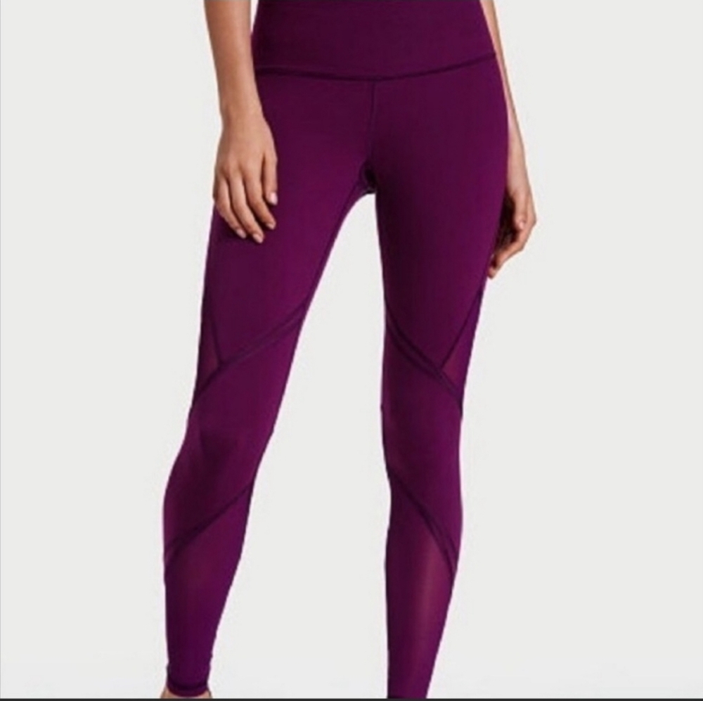 VSX Victoria Secret Sport Purple Knockout Tight Leggings size small